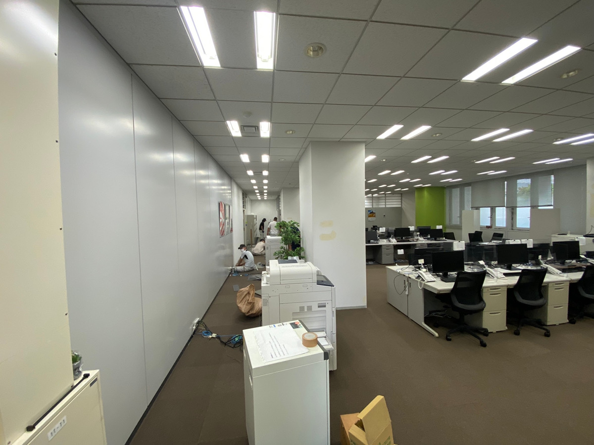 東京都内 OAフロア貼り替え 施工事例