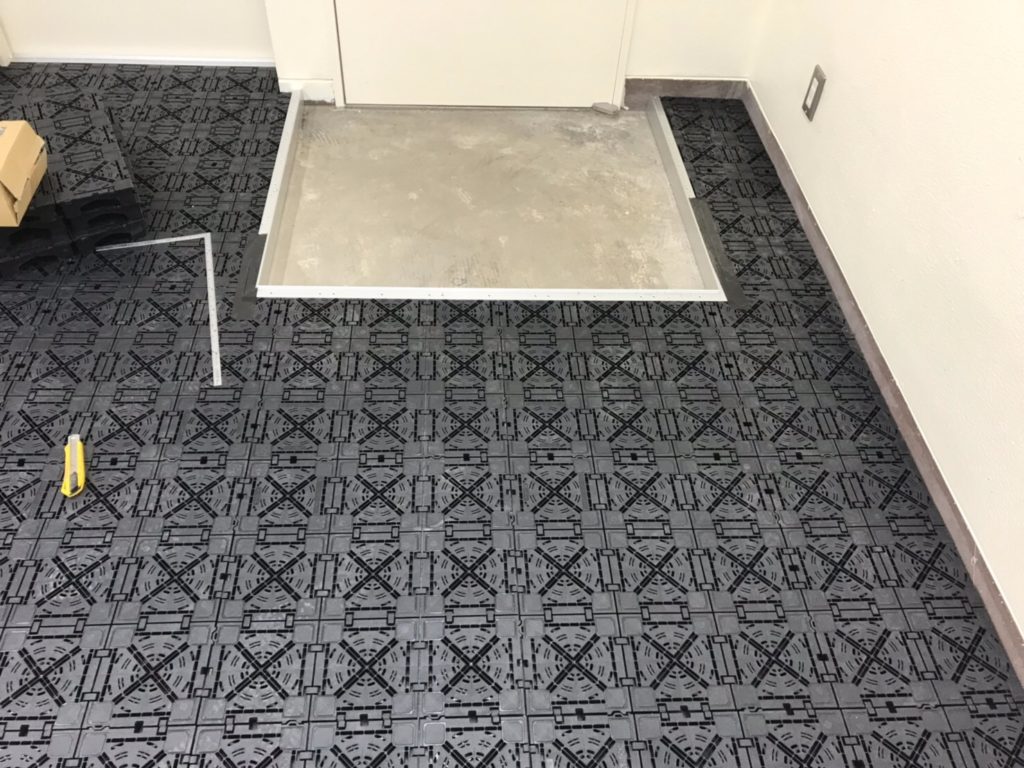 清瀬市 OAフロア工事 仕上がり