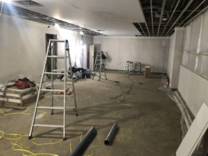 清瀬市 OAフロア工事 施工中