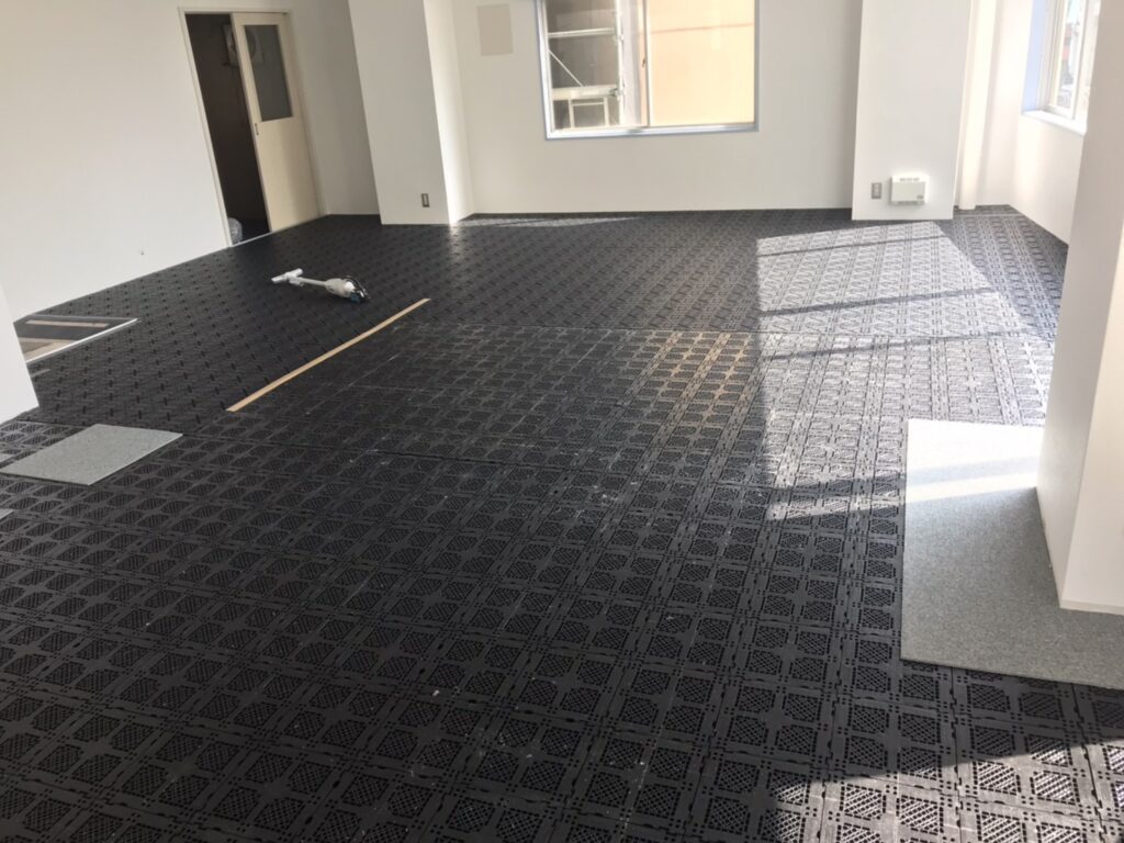 新宿区 TN50 OAフロア施工後