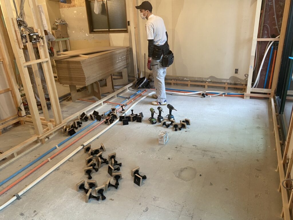 東京都多摩市 OAフロア工事 施工前