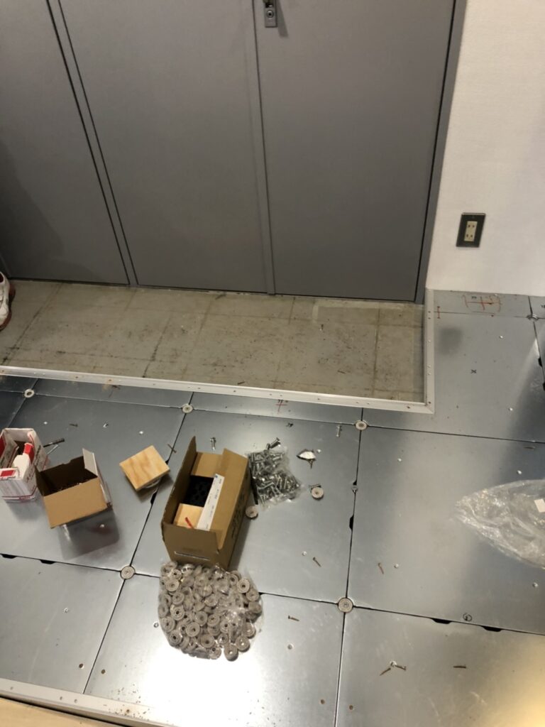 渋谷区 OAフロア工事 施工後