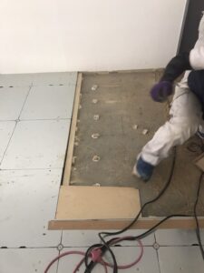 渋谷区 OAフロア工事 FP3000 施工中