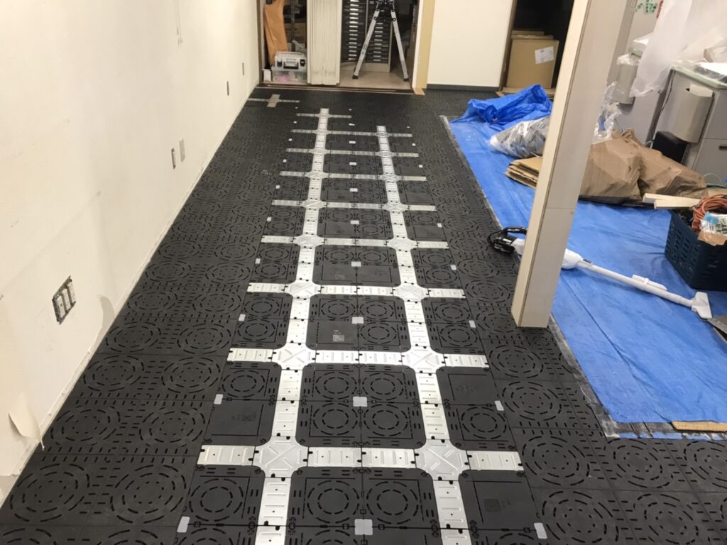 神奈川県藤沢市 OAフロア工事 完了