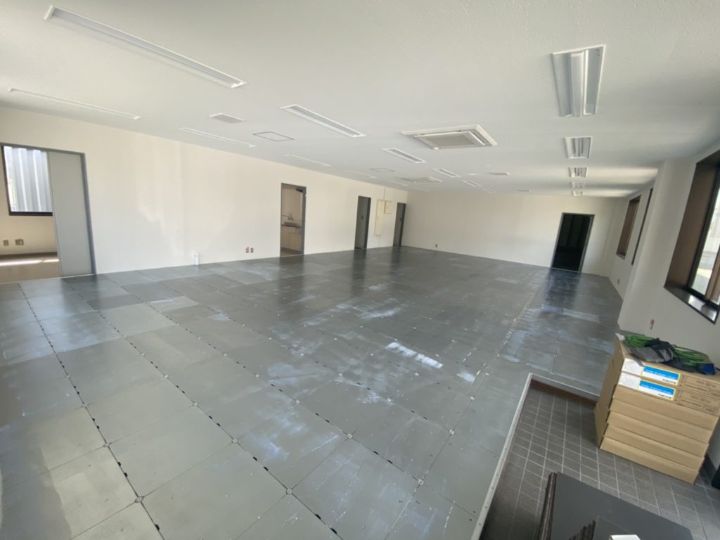 神奈川県横浜市青葉区 事務所 OAフロア工事 施工後