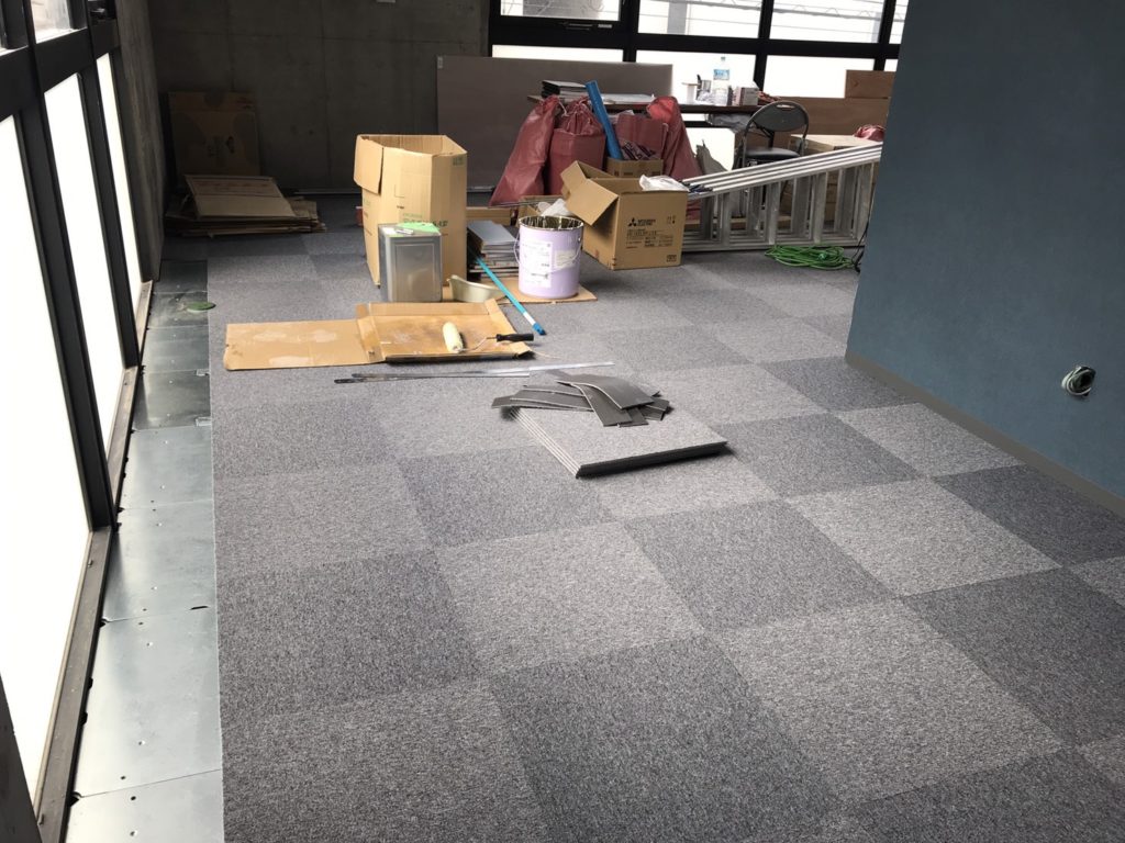 東京都調布市 ビル OAフロア取替工事 施工後
