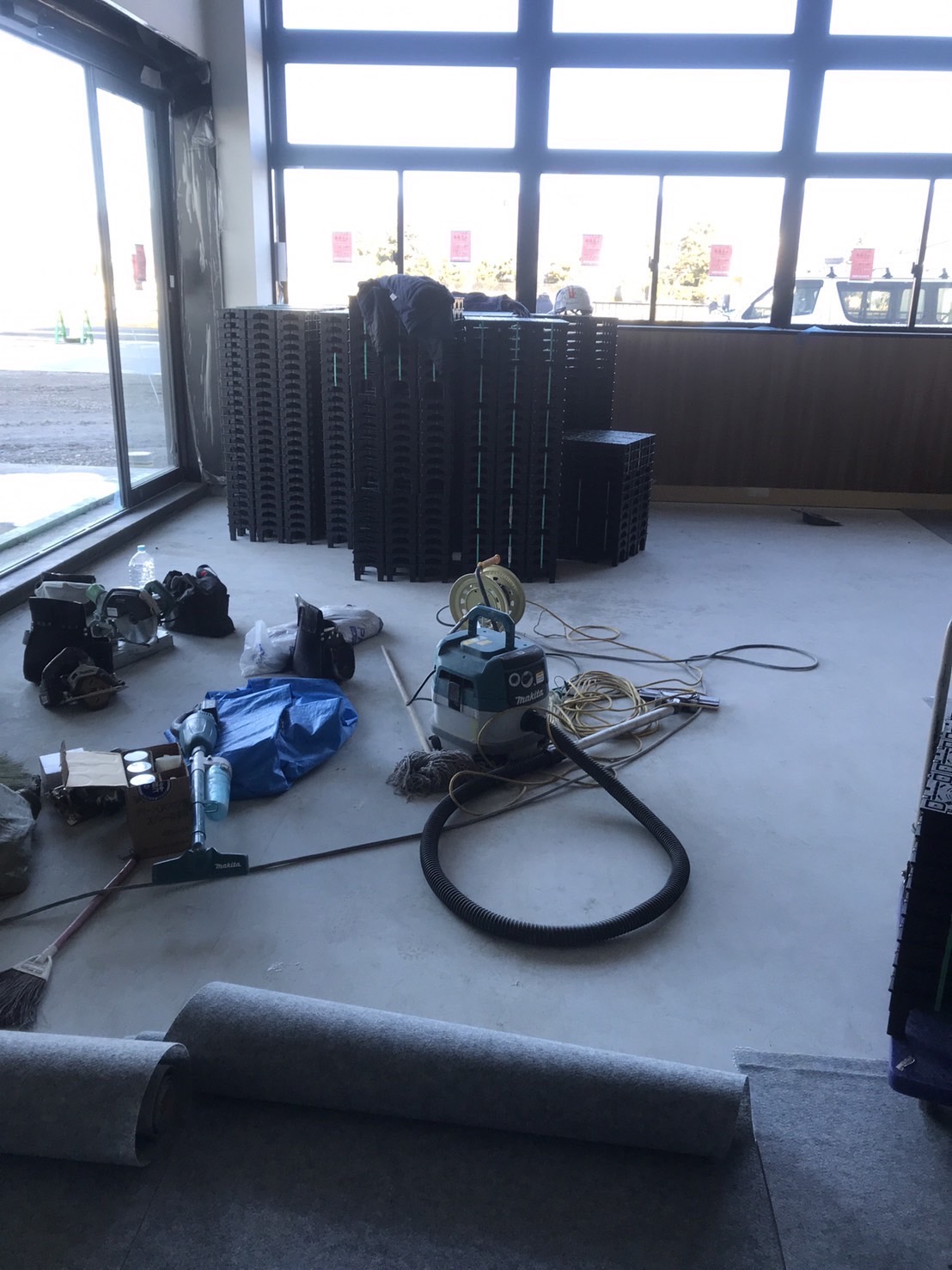 神奈川県小田原市 営業所 OAフロア工事 施工前