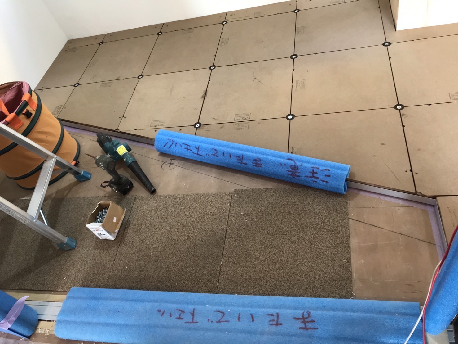 神奈川県川崎市高津区 ビル OAフロア工事 施工後