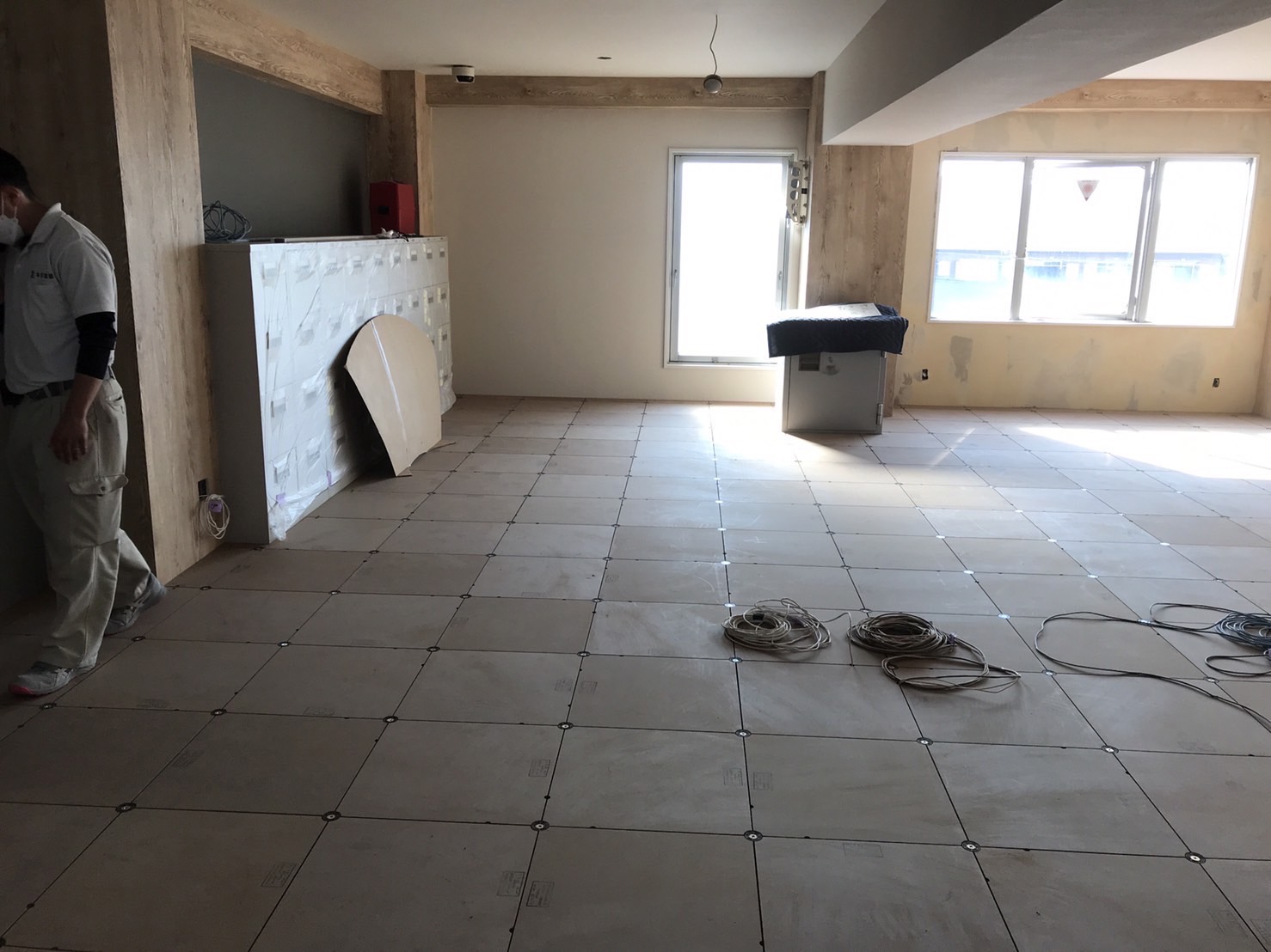 神奈川県川崎市高津区 ビル OAフロア工事 施工後