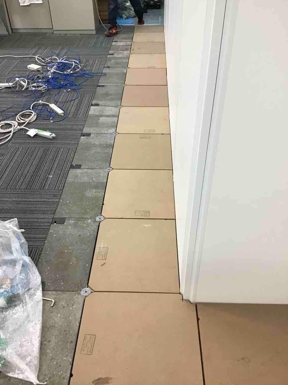 埼玉県羽生市 店舗 OAフロア追加工事 施工後