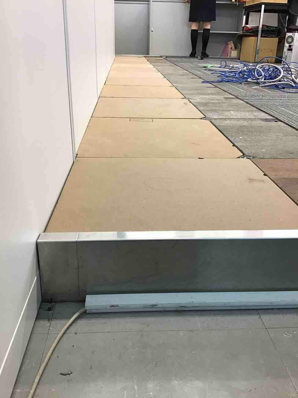 埼玉県羽生市 店舗 OAフロア追加工事 施工後