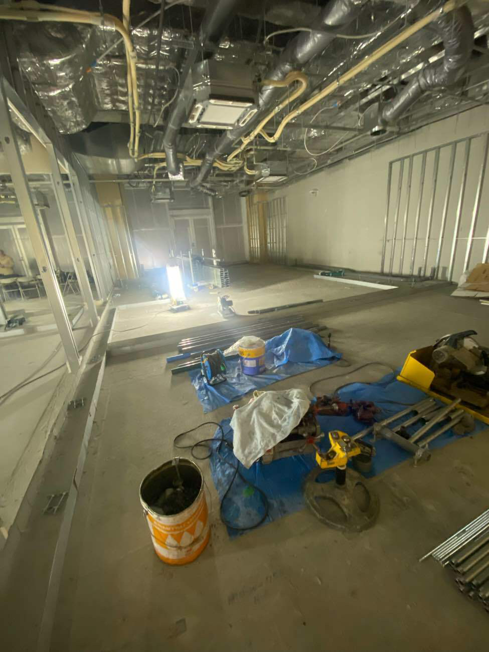 東京都江東区 保育園 OAフロア工事 施工前