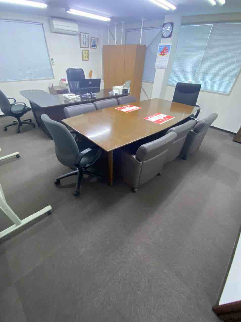 埼玉県加須市 事務所 タイルカーペット張替工事 施工後