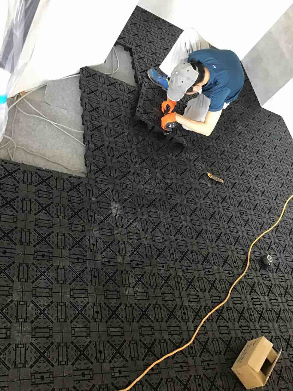 千葉県柏市 事務所 OAフロア工事 施工中