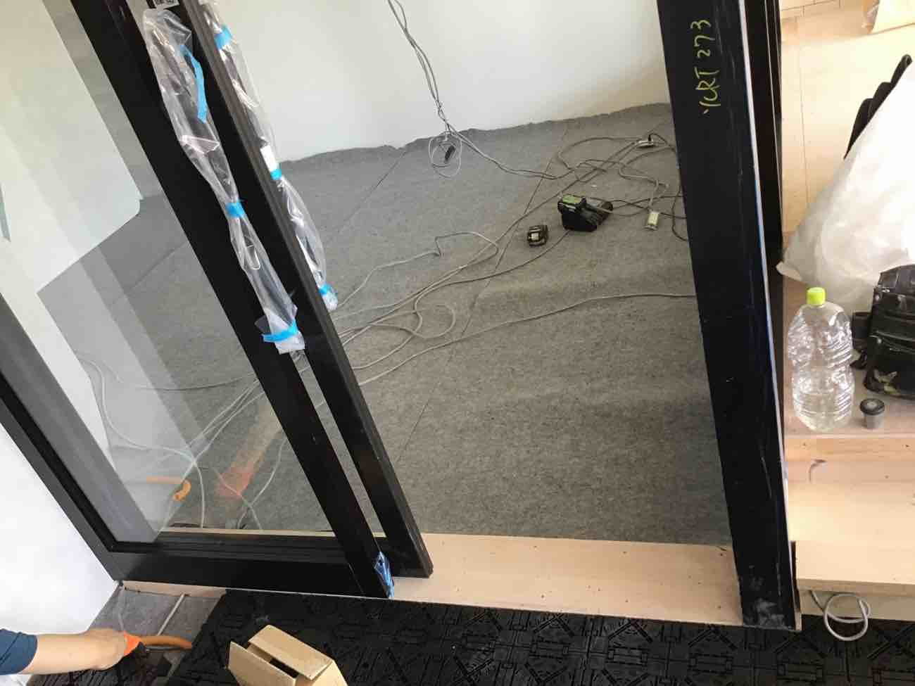 千葉県柏市 事務所 OAフロア工事 施工中