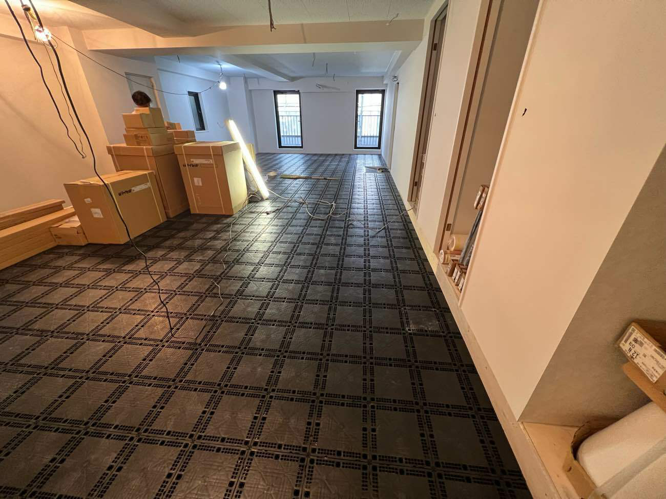 東京都港区 オフィス OAフロア工事 施工後