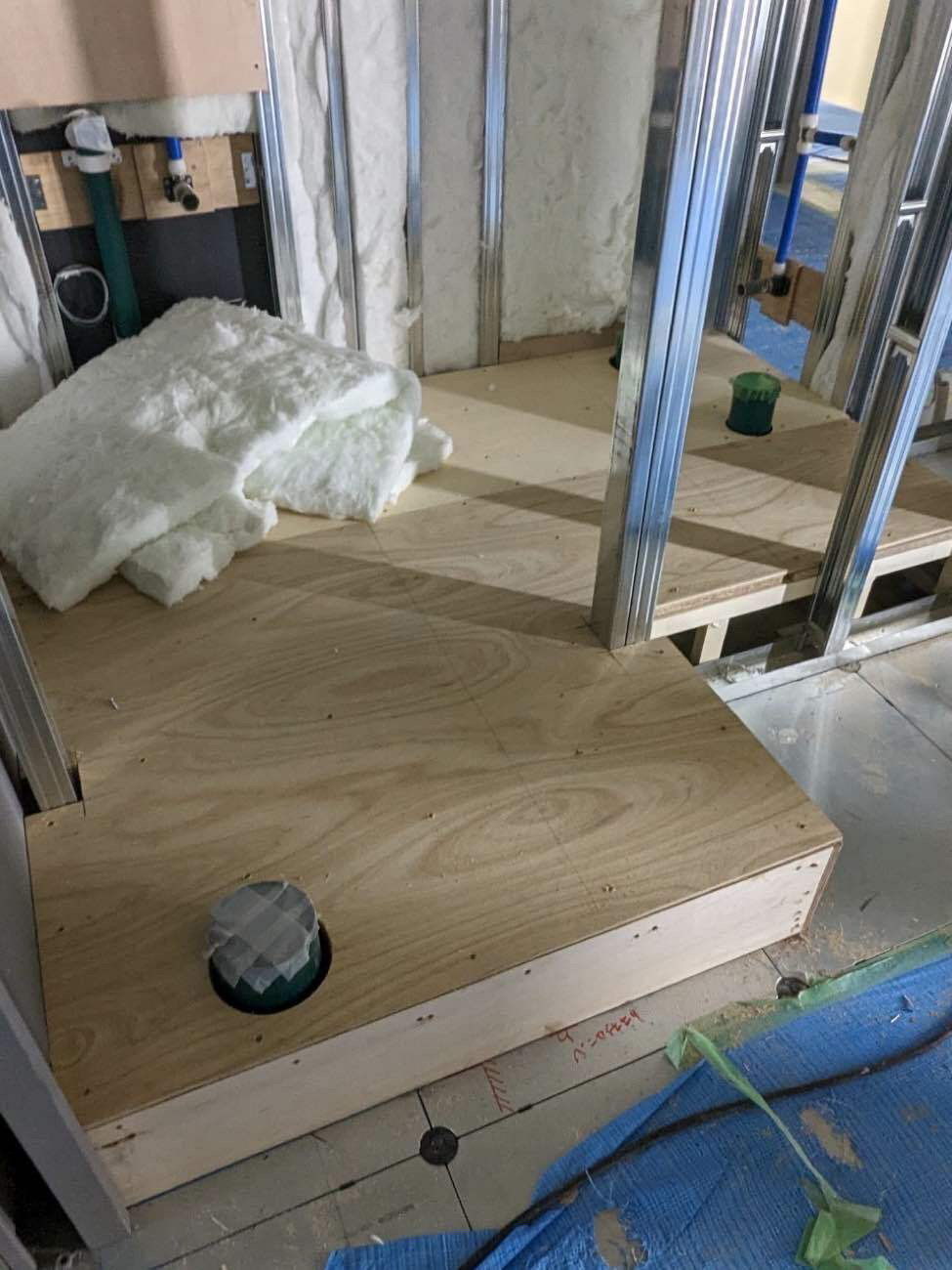 東京都渋谷区 クリニック 置床工事 施工後