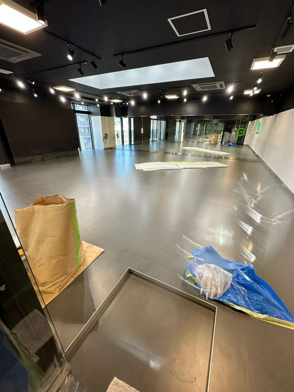 東京都渋谷区 ダンススタジオ 床改修工事 施工後