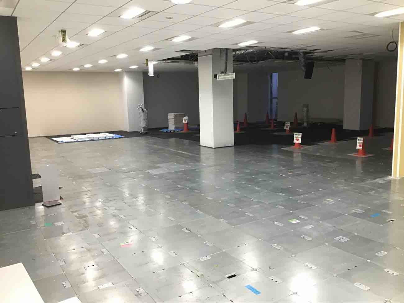 東京都大田区 オフィス OAフロア復旧工事 工事報告